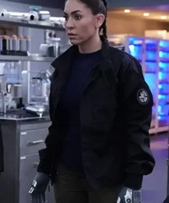 Natalia Cordova Buckley Agents of Shield Slingshot Black Jacket