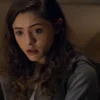Natalia Dyer Stranger Things Grey Hooded Wool Jacket