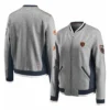 Neale Chicago Bears Grey Bomber Jacket