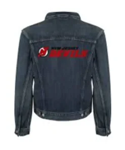 New Jersey Devils NHL Team Blue Denim Trucker Jacket For Men And Women