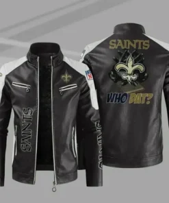 New Orleans Saints Leather Jacket