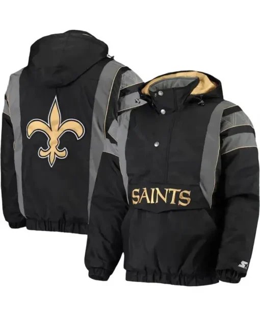 New Orleans Saints Starter Jacket Black