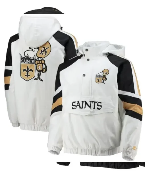 New Orleans Saints Starter Jacket White