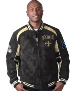 New Orleans Saints Suede Jacket