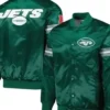 New York Jets Ed Feeney Green Varsity Jacket