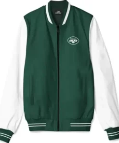 New York Jets Mervin Von Full-Zip Bomber Jacket