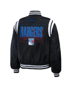Alternative view of New York Rangers 2024 Stadium Series Bomber Jacket