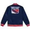 New York Rangers Heavyweight Satin Bomber Jacket sale