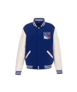 New York Rangers Stadium Series Blue Bomber Jacket