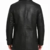 Nicholas Double Breasted Sheepskin Leather Coat