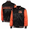 Nick Cincinnati Bengals Football Satin Varsity Jacket