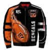 Nicky Cincinnati Bengals Football Bomber Full-Zip Jacket