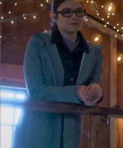 Nicole Maines Supergirl S06 Blue Long Coat