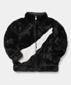 Nike Fur Black Jacket