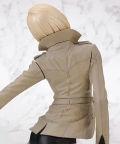 No More Heroes Video Game Sylvia Christel Double-Breasted Cotton Peacoat