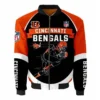 Noel Cincinnati Bengals Player Running Bomber Jacket