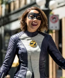 Nora West Allen XS PU Leather The Flash Jacket