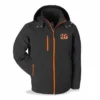 Norton Cincinnati Bengals Black Full-Zip Jacket