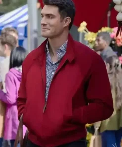 Notes of Autumn 2023 Peter Porte Red Zip-Up Jacket