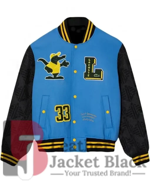 Novak Djokovic Lacoste Letterman Varsity Jacket