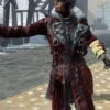 Nuka Raider Fallout 4 Red Long Leather Trench Coat