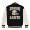 October’s Very Own NFL New Orleans Saints OVO Letterman Varsity Jacket