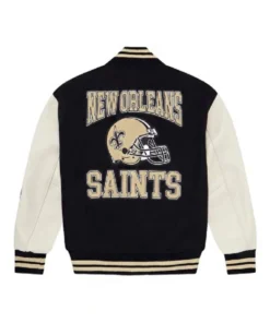 October’s Very Own NFL New Orleans Saints OVO Letterman Varsity Jacket