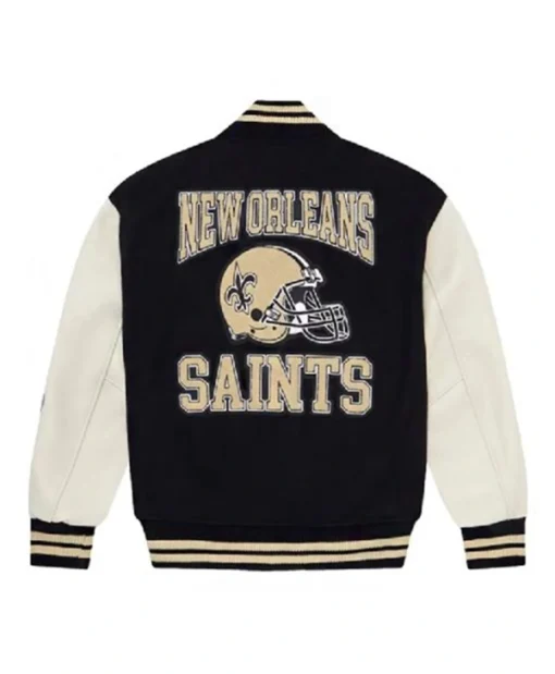 October’s Very Own NFL New Orleans Saints OVO Letterman Varsity Jacket
