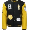 Oliver Lewis Letterman Yellow Varsity Jacket