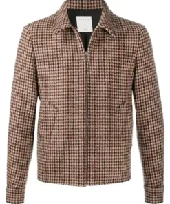 Oliver Stark TV Series 9-1-1 Evan Buckley Cotton Houndstooth Jacket