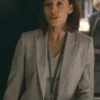 Olivia Lytton Anatomy of a Scandal Grey Blazer Suiting Coat