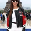 Olympics 2024 Nina Dobrev Leather Jacket