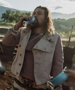 On the Roam 2024 Jason Momoa Beige Vest