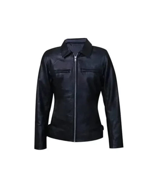One For The Road Leather Black Jacket