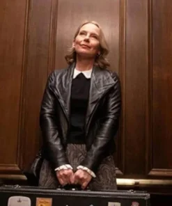 Only Murders in the Building Jan Black Leather Jacket
