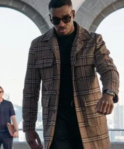 Operation Fortune 2023 Bugzy Malone Plaid Coat