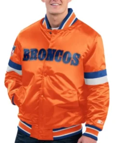 Orange-Broncos-Varsity-Jacket