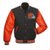 Orange Cleveland Browns Jacket Two