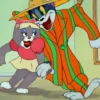 Tom and Jerry Zoot Striped Orange Suit