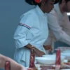 Double Breasted Thom Browne Chef Jacket - White