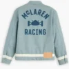 Order McLaren 2024 Vintage Racing Sky Blue Cotton Jacket For Men And Women