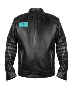 Milo Cawthorne TV Series Power Rangers RPM Green Ziggy Black Leather Jacket