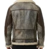 Cockpit Pilot SF Mason Bomber Distressed Leather Jacket