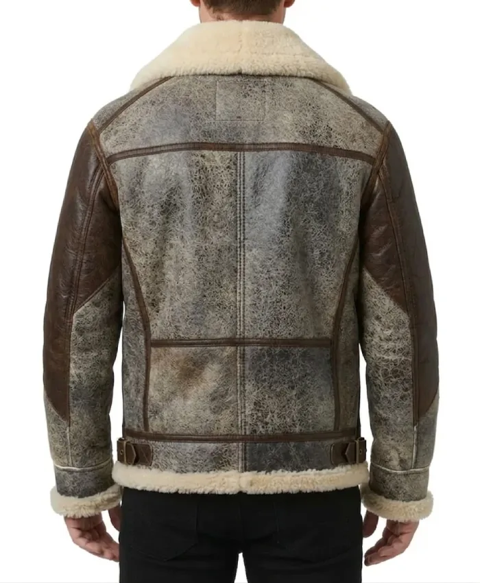 Cockpit Pilot SF Mason Bomber Distressed Leather Jacket