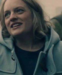 Elisabeth Moss The Hand­maid­s Tale June Osborne Coat - Blue