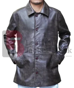 Supernatural Dean Winchester Distressed Leather Jacket - Brown