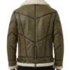 RAF Xavier B3 Distress Brown Genuine Bomber Fur Jacket