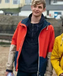 Otto Farrant Alex Rider TV Series Multi Color Hooded Jacket