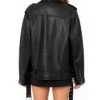 Oversized Leather Jacket For Womens