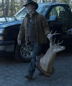 Ozark Peter Mullan Brown Cotton Jacket